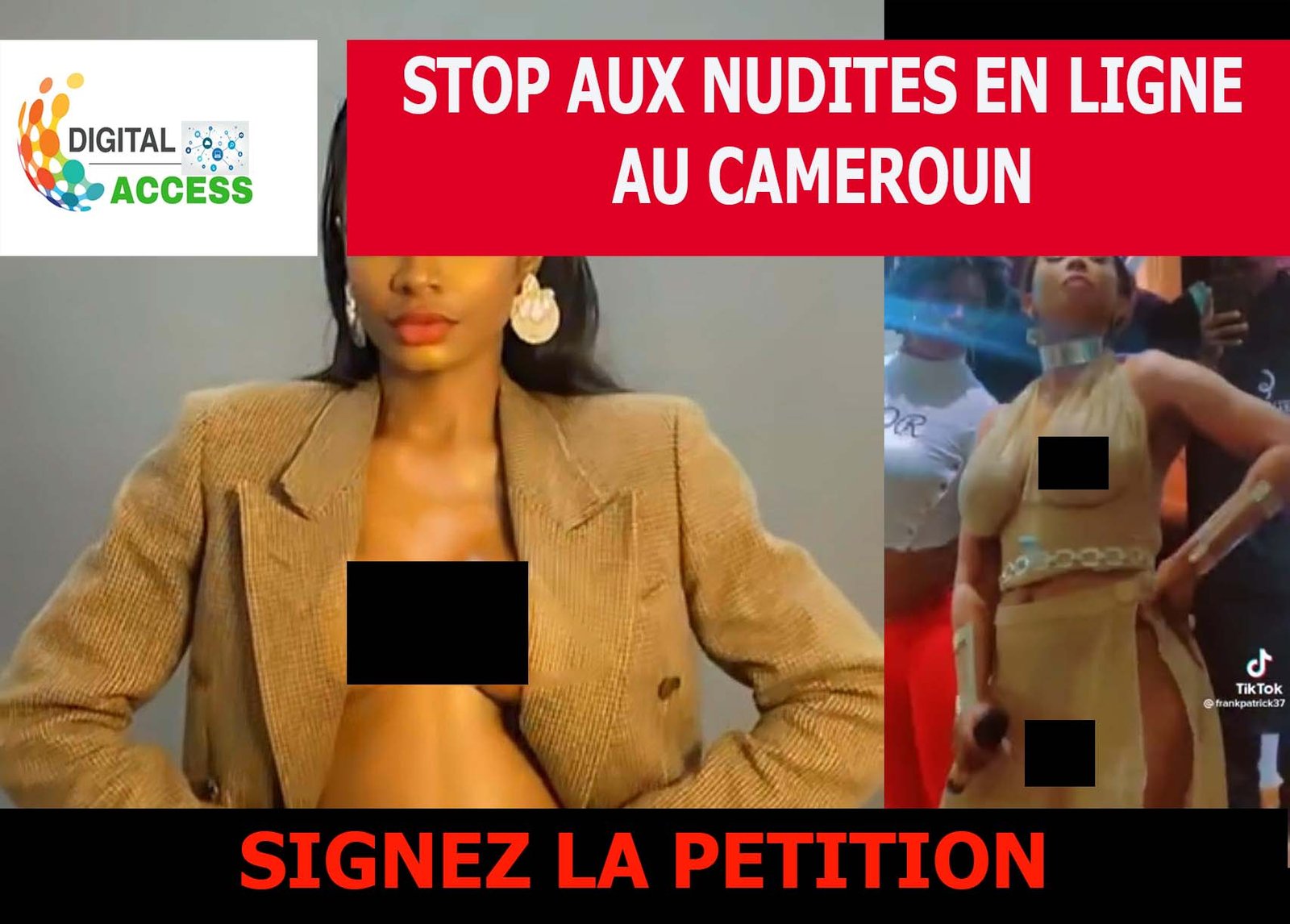 STOP AUX NUDITES EN LIGNE AU CAMEROUN